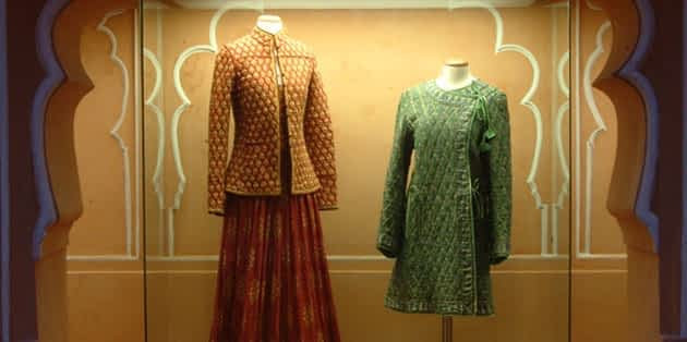 Prototype Anokhi garments from the 1970's featured in Vouge and worn by Queen Sofia of Spain